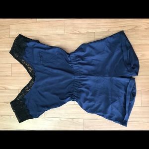 South moon Under open back romper!